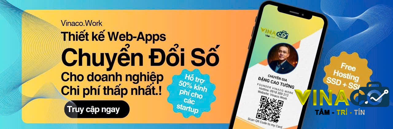 VINACO.WORK – GIẢI PHÁP THIẾT KẾ WEB-APP & CHUYỂN ĐỔI SỐ TOÀN DIỆN CHO DOANH NGHIỆP