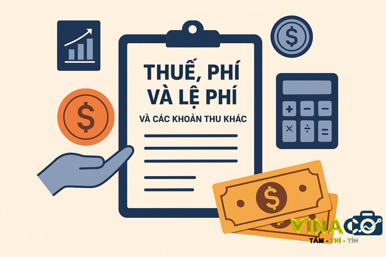Thông tin hướng dẫn mới về thuế, phí và lệ phí từ 2025