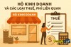HỘ KINH DOANH – CÁC LOẠI THUẾ, PHÍ LIÊN QUAN