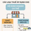 HỘ KINH DOANH CÁ THỂ CẦN BIẾT TỪ 2025