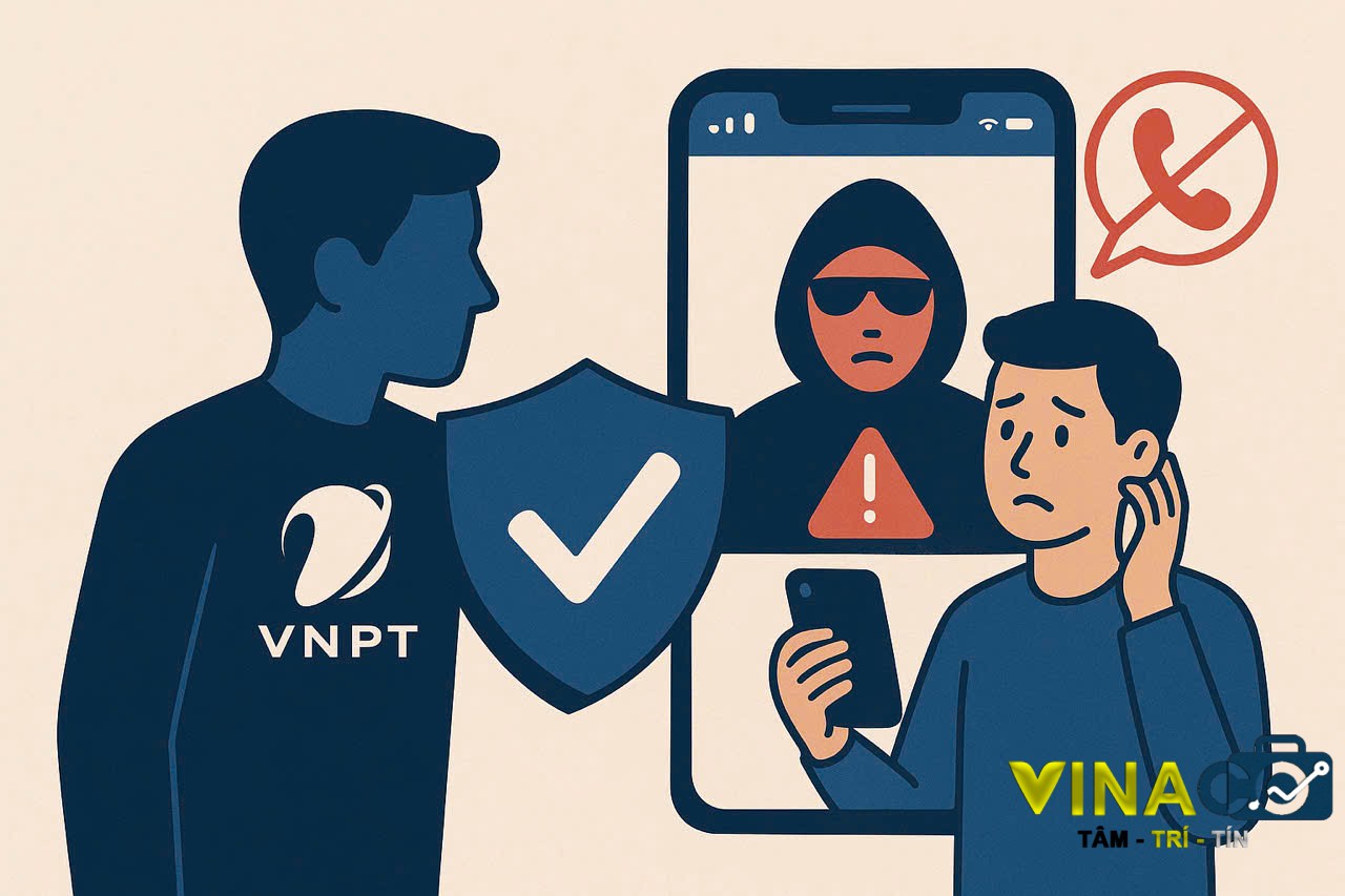 VNPT công bố các đầu số chăm sóc khách hàng chính thức giúp người dùng nhận diện và phòng tránh lừa đảo qua điện thoại