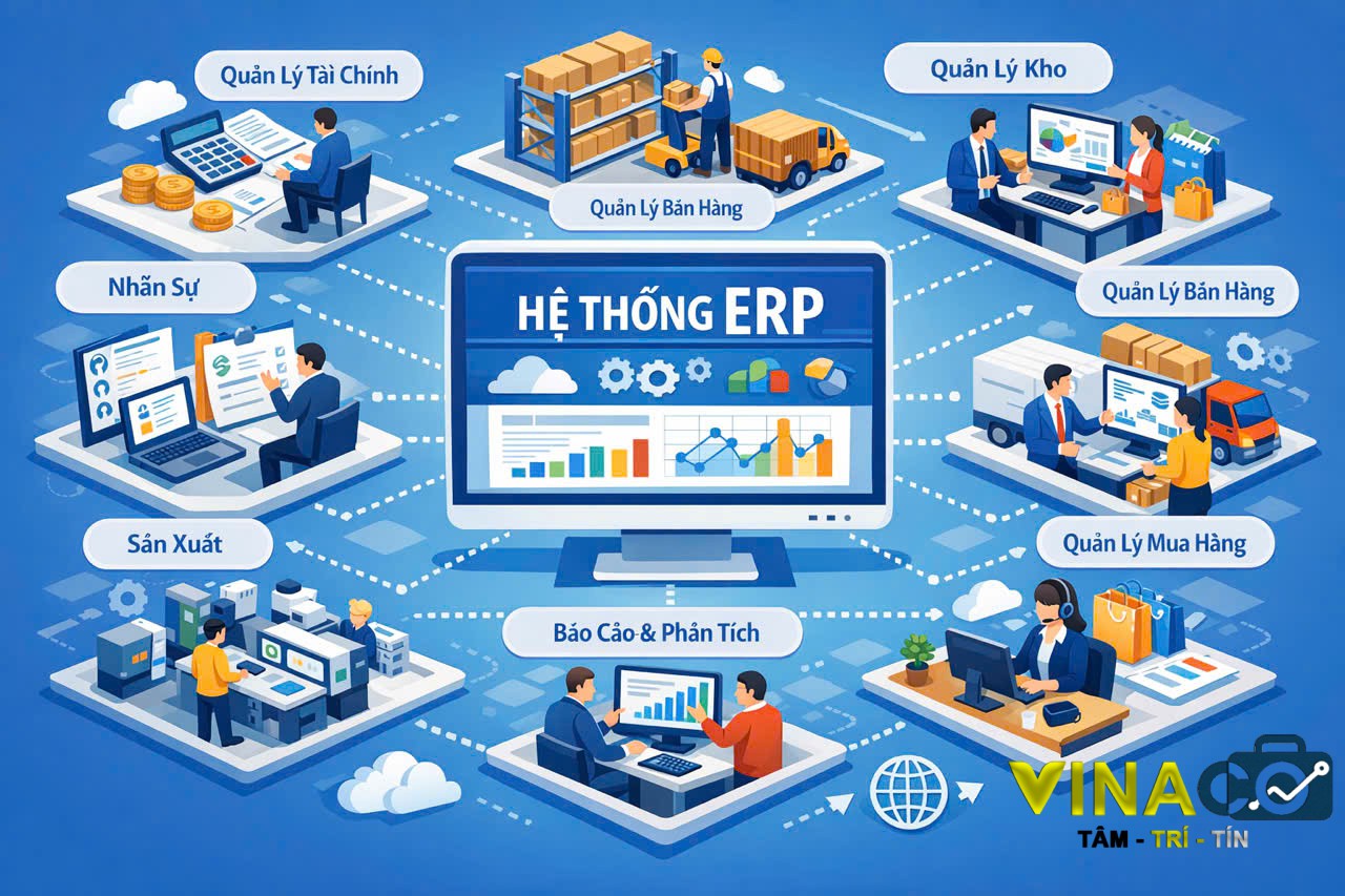 HỆ THỐNG ERP - GIẢI PHÁP QUẢN TRỊ TOÀN DIỆN CHO DOANH NGHIỆP